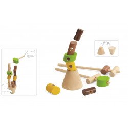 Деревянная игрушка Укладка брёвен, ТМ PLAN TOYS Деревянная игрушка Укладка брёвен, ТМ PLAN TOYS