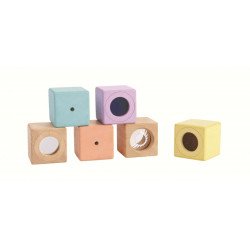 Деревянная игрушка Сенсорные блоки, ТМ PLAN TOYS Деревянная игрушка Сенсорные блоки, ТМ PLAN TOYS