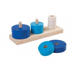 Деревянная игрушка Три пирамидки, ТМ PLAN TOYS Деревянная игрушка Три пирамидки, ТМ PLAN TOYS