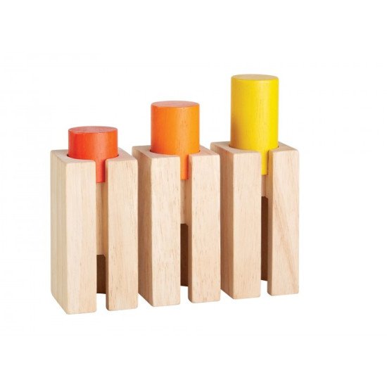 Деревянная игрушка Блоки-сортеры – высота и глубина, ТМ PLAN TOYS