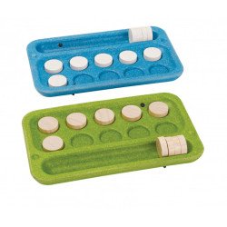 Деревянный развивающий набор Десять рамок, ТМ PLAN TOYS Деревянный развивающий набор Десять рамок, ТМ PLAN TOYS