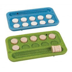 Деревянный развивающий набор Десять рамок, ТМ PLAN TOYS Деревянный развивающий набор Десять рамок, ТМ PLAN TOYS