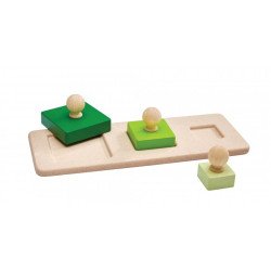 Дерев'яна іграшка головоломка Квадрат відповідності, ТМ PLAN TOYS Дерев'яна іграшка головоломка Квадрат відповідності, ТМ PLAN TOYS