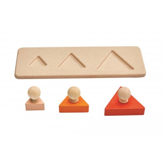 Деревянная игрушка головоломка Треугольник соответствия, ТМ PLAN TOYS