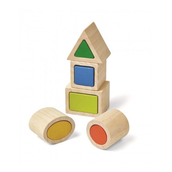 Деревянная игрушка Геометрические соответствующие коробки, ТМ PLAN TOYS