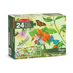 Мега-пазл "Жуки", 24 ел., Melissa&Doug Мега-пазл "Жуки", 24 ел., Melissa&Doug