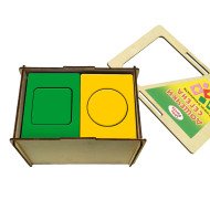 Дерев'яні дошки Сегена "Геометричні фігури", ТМ "UBBEES"