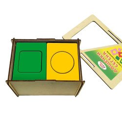 Дерев'яні дошки Сегена "Геометричні фігури", ТМ "UBBEES"