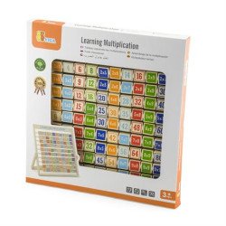 Дерев'яна гра Вивчаємо множення, Viga Toys Дерев'яна гра Вивчаємо множення, Viga Toys